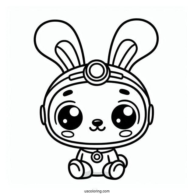 Octonauts Coloring Page Of Easy Tweak Bunny