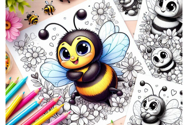 Bumblebee Coloring Pages (Free PDF Printables)