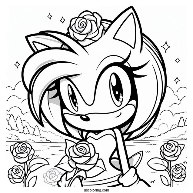 Amy Rose In Green Hill