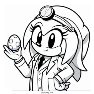 Doctor Eggman Coloring Page