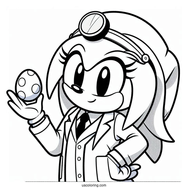 Doctor Eggman Coloring Page