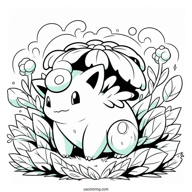 Venusaur Pokemon Card To Color