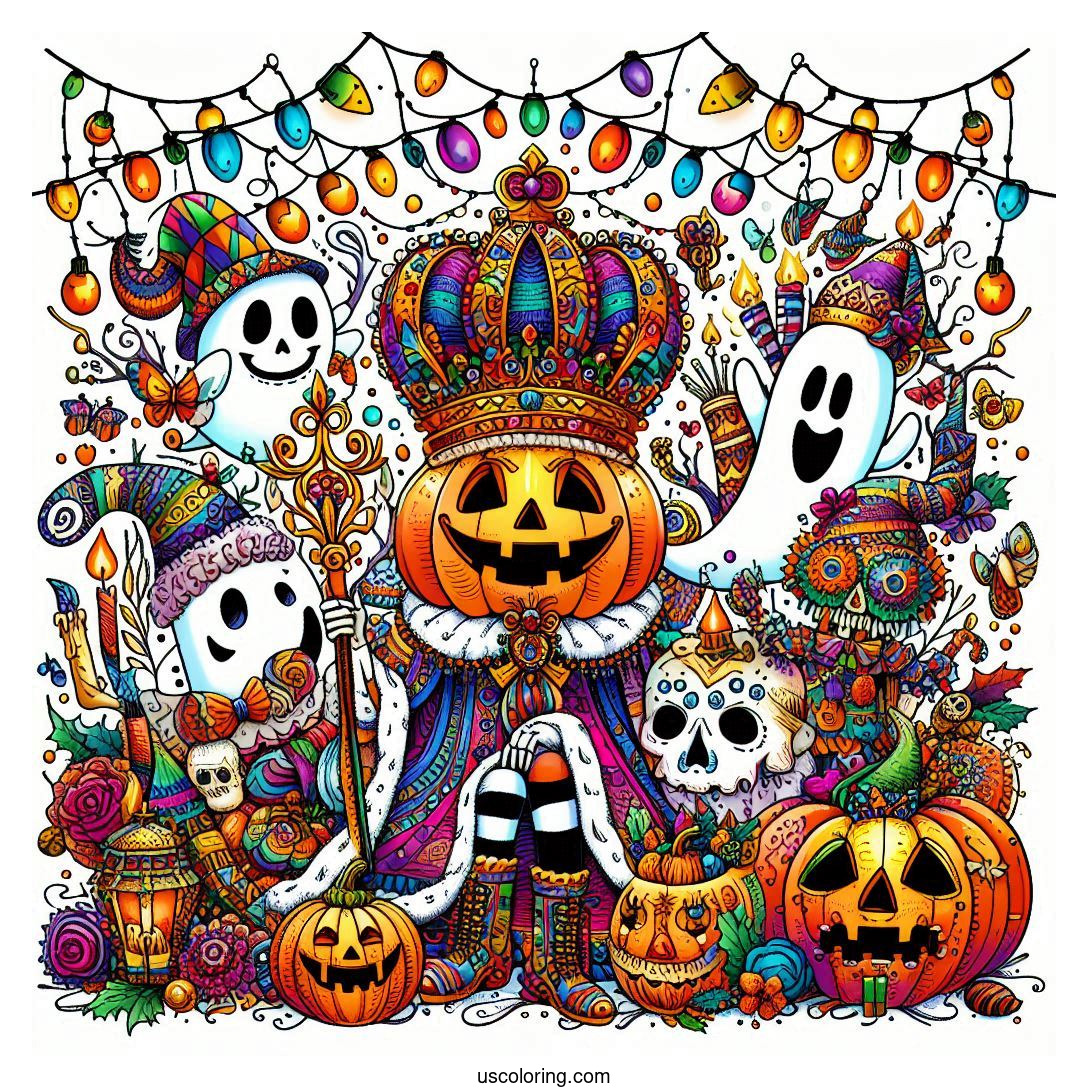 nightmare before christmas coloring pages feature image