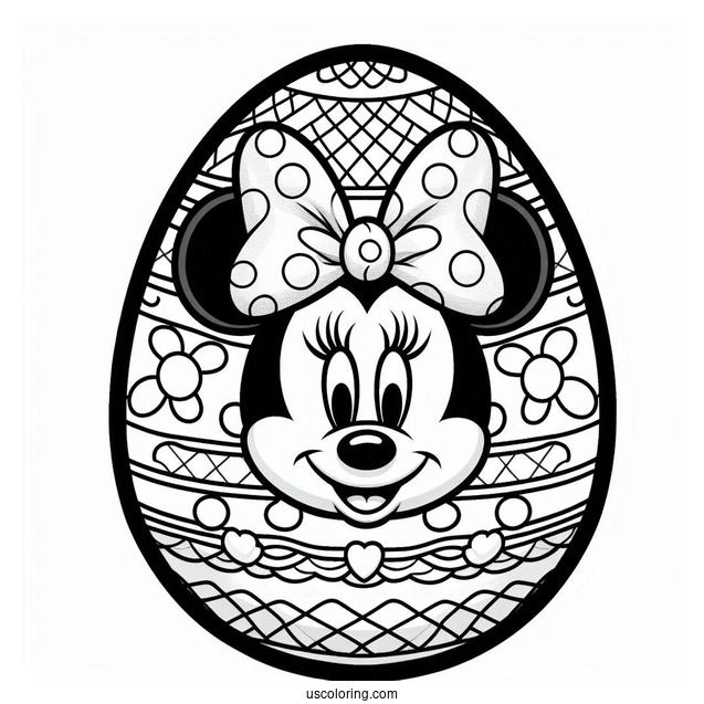 Minnie Mouse Easter Egg
