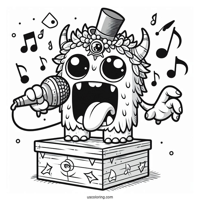 My Singing Monsters Coloring Page Of Epic Wubbox Singing
