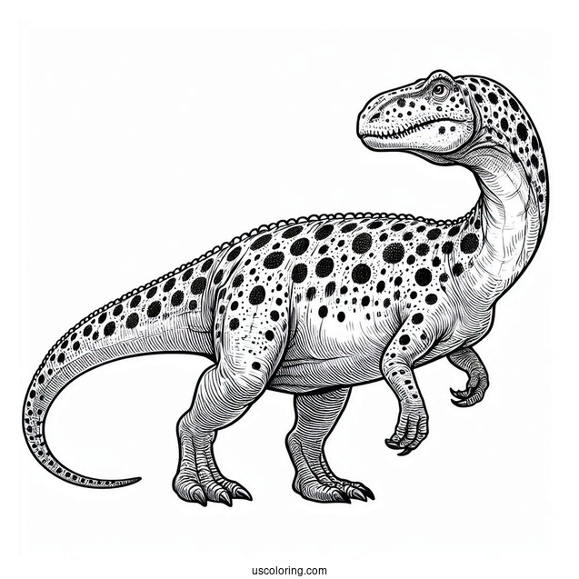 Large Spotted Edmontosaurus