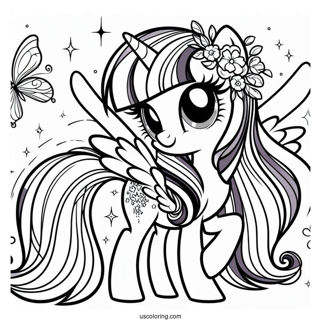 Smiling Twilight Sparkle from My Little Pony