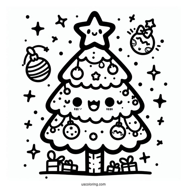 Kawaii Themed Christmas Tree