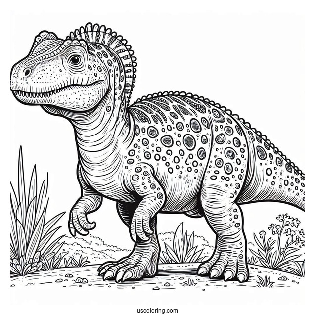 Large Spotted Edmontosaurus