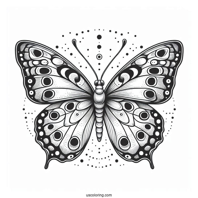 Realistic Butterfly In Nature