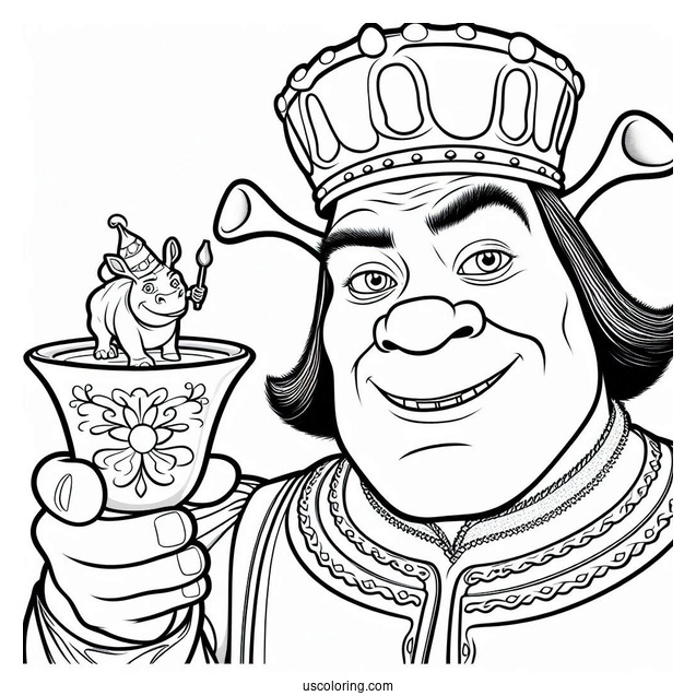 Lord Farquaad Coloring Page