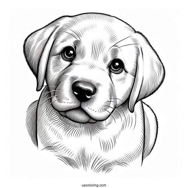 Close Up Of Labrador Puppy