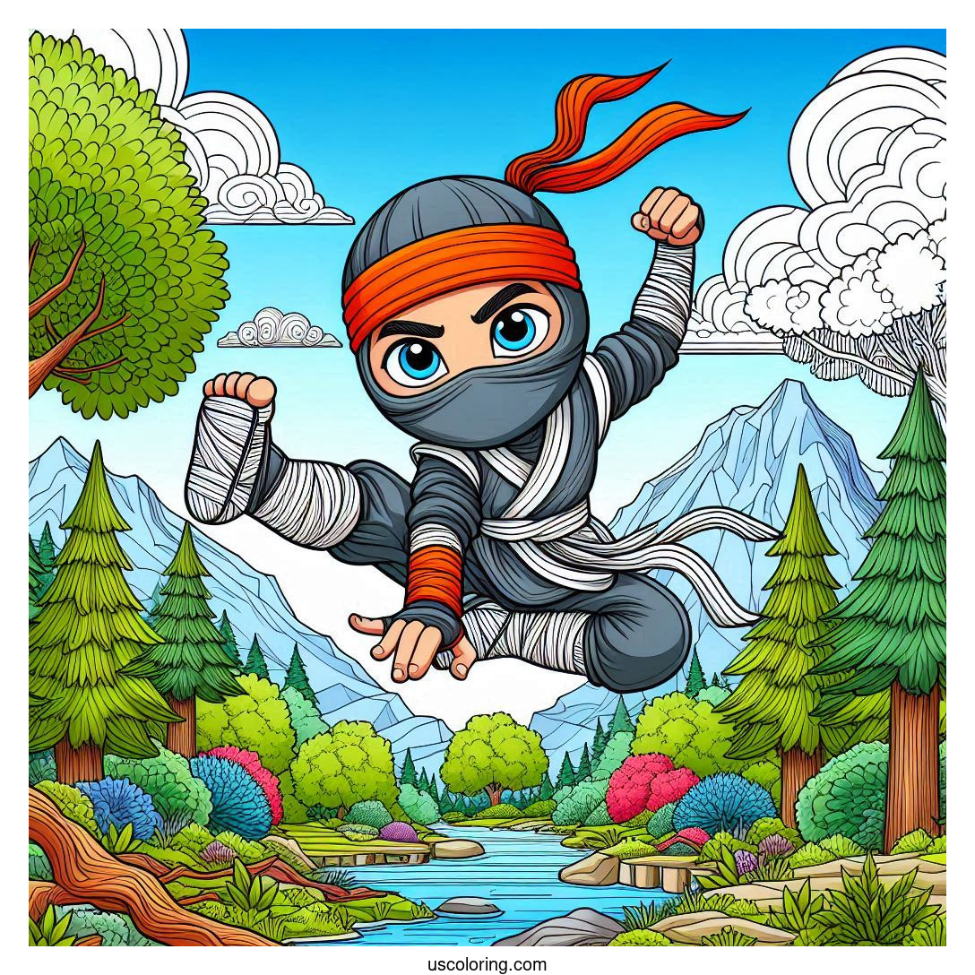 naruto coloring pages feature image