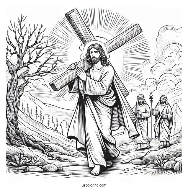 Jesus Christ Carrying Cross
