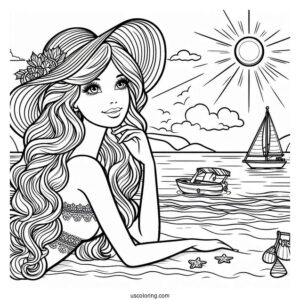 Barbie At The Beach
