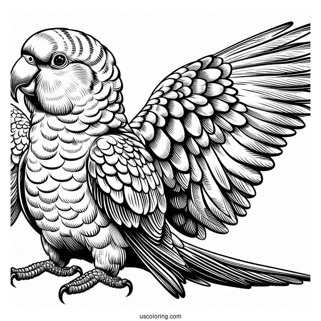 Senegal Parrot To Color