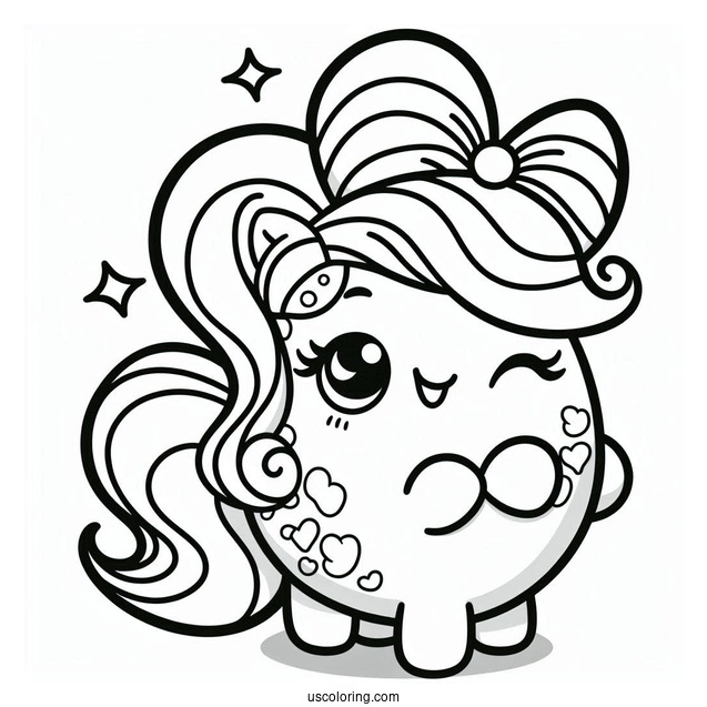 Easy Polly Polish Shopkins To Color