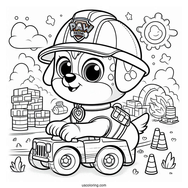 Paw Patrol Coloring Page
