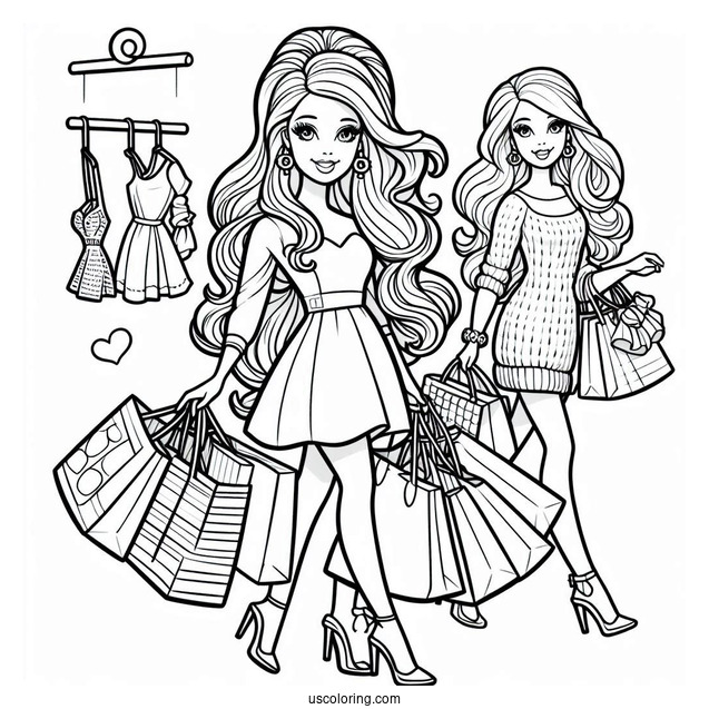 Barbie Out Shopping