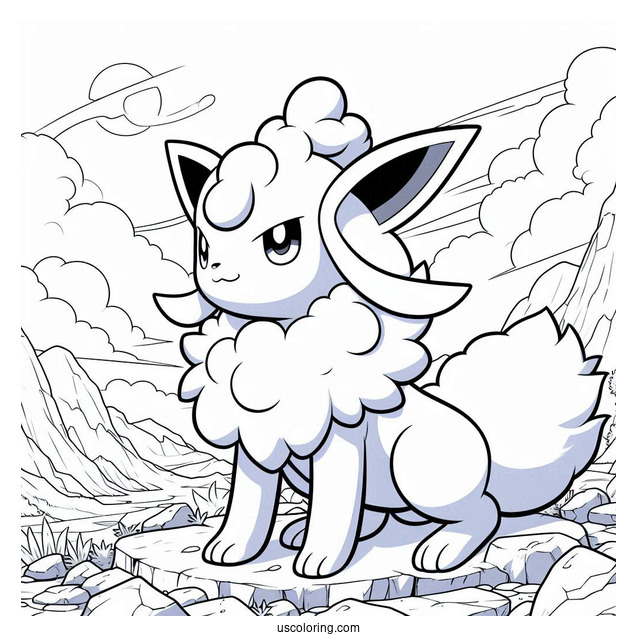 Absol On Rocky Terrain