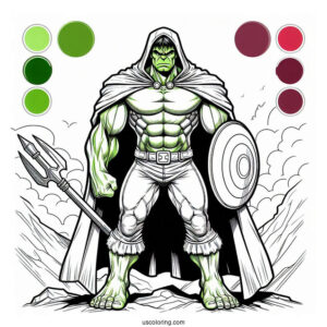 Hulk Vs Iron Man Hulkbuster Coloring In