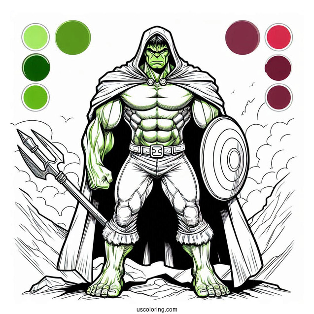 Hulk Vs Iron Man Hulkbuster Coloring In