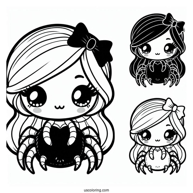 Cute Cartoon Coloring Sheet For Kids