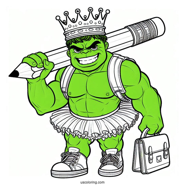 Hulkbuster Coloring Page For Kids