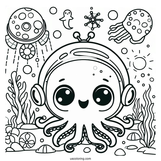 Octonauts Coloring Page Of In Octopod