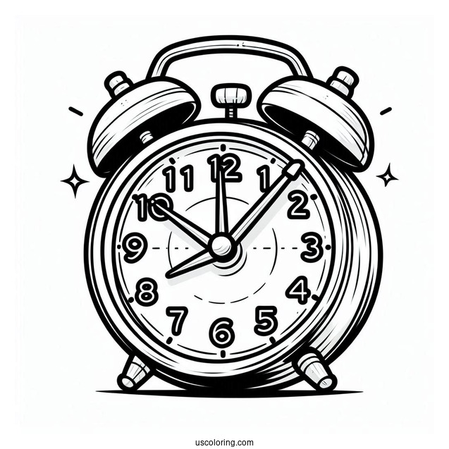 Digital Alarm Clock To Color