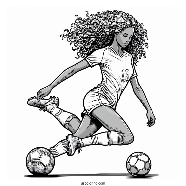 Premier League Soccer Player To Color