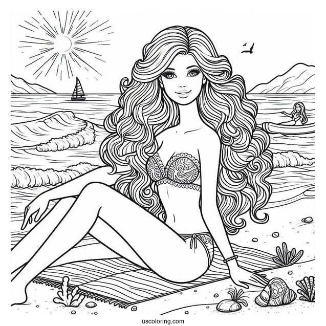 Barbie At The Beach