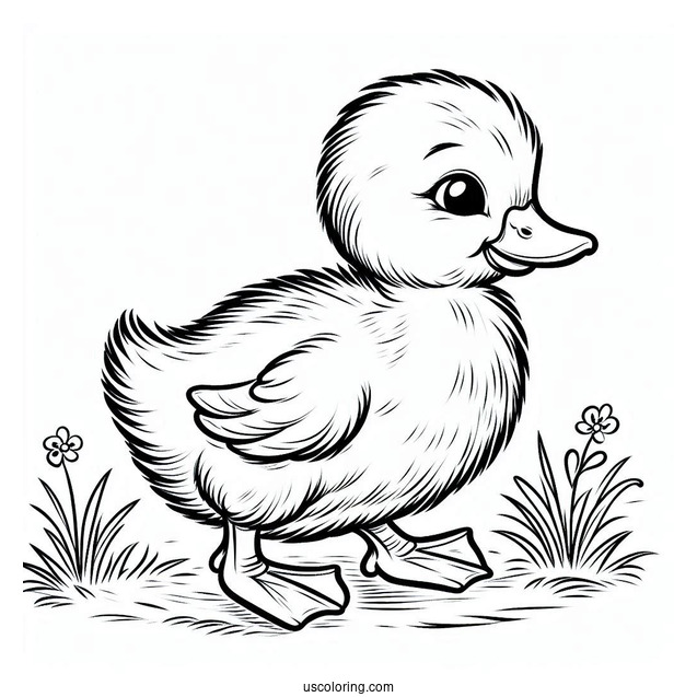 Baby Ducklings Walking For The First Time