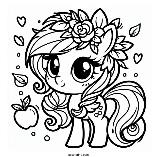 Kawaii Cartoon Applejack