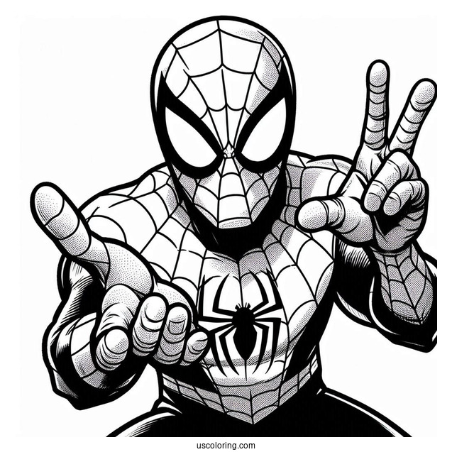 Green Goblin Spider-Man Coloring Page