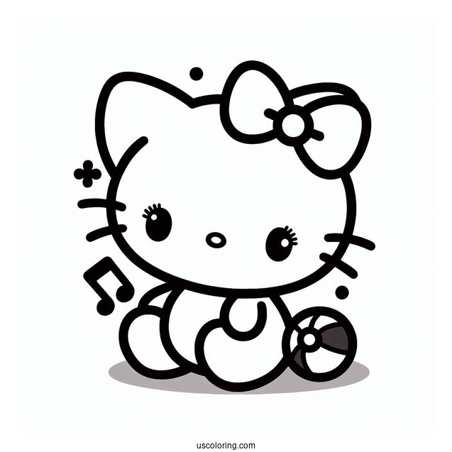 Sanrio Coloring Pages Of Easy Badtz Maru