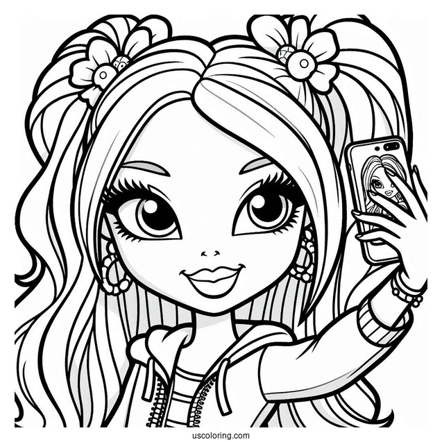 Cloe Taking A Selfie