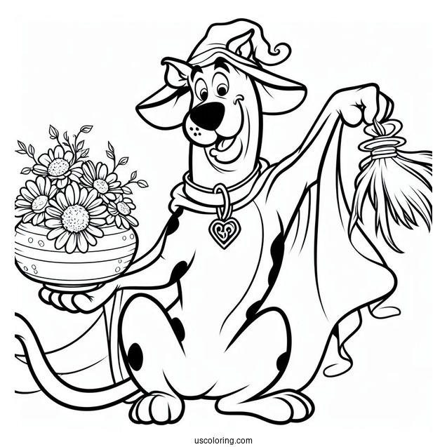 Scooby-Doo Pretending To Be a Ghost