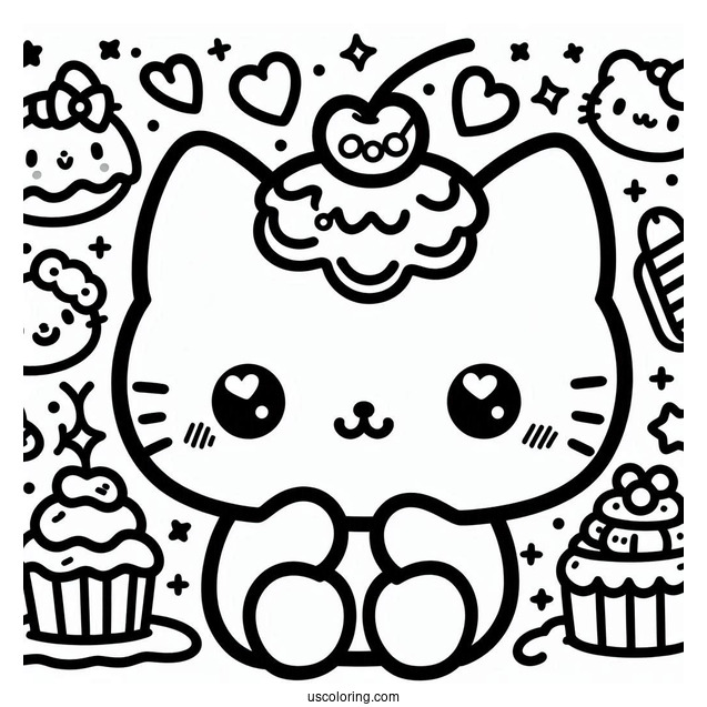 Sanrio Coloring Pages Of Easy Badtz Maru