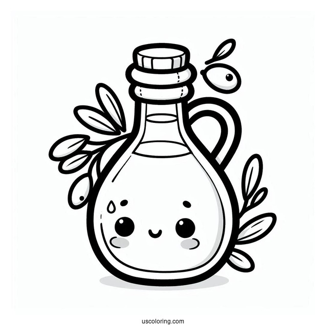 Outline Of Olive Oil Shopkins To Color
