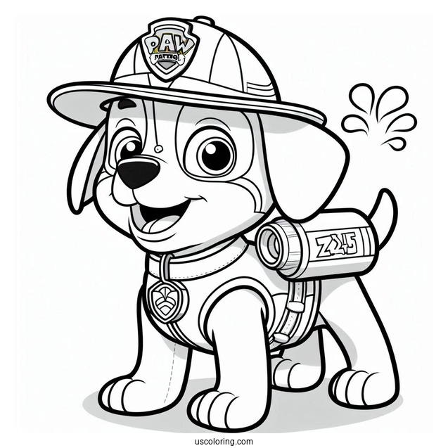 Zuma Water Rescue Dog From Paw Patrol To Color