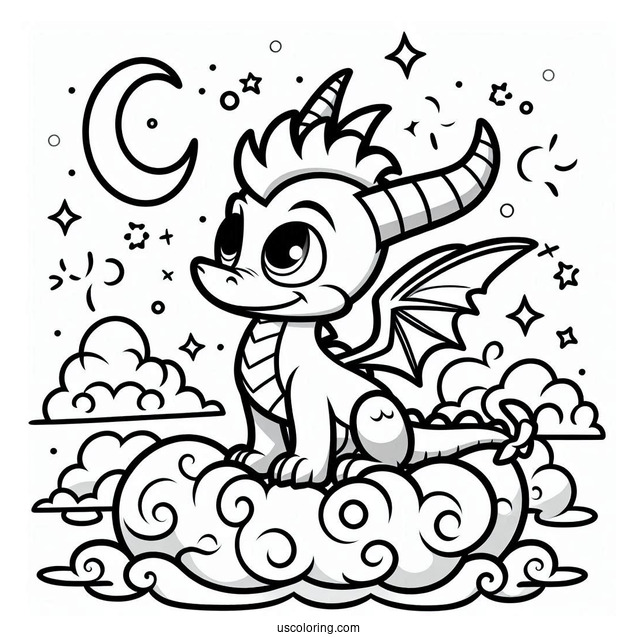 Sypro Coloring Page Adorable Belen In the Clouds Coloring Sheet