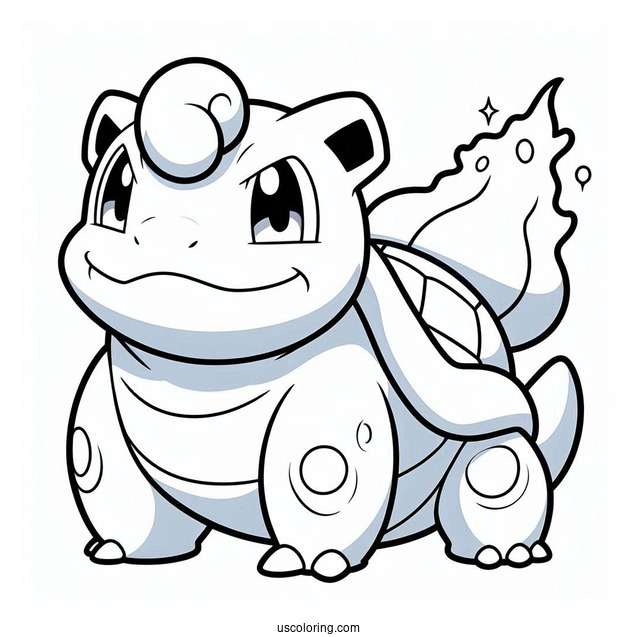 Blastoise Pokemon Coloring Page