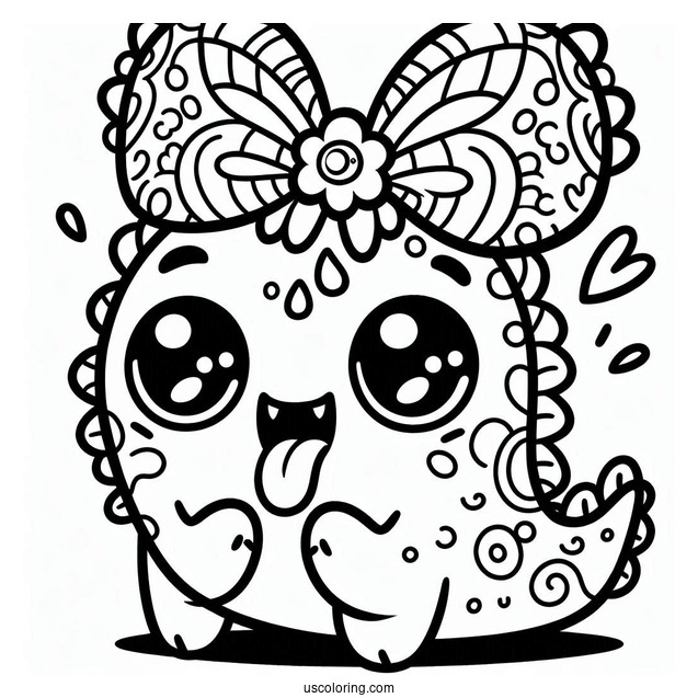Cute Bowgart From My Singing Monsters Coloring Page For Kids