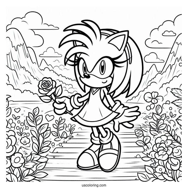 Amy Rose In Green Hill