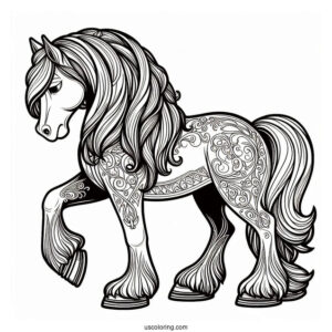 Maximus Horse Coloring Page