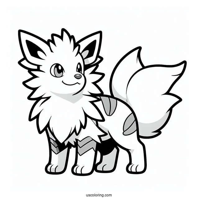 Arcanine Pokemon To Color