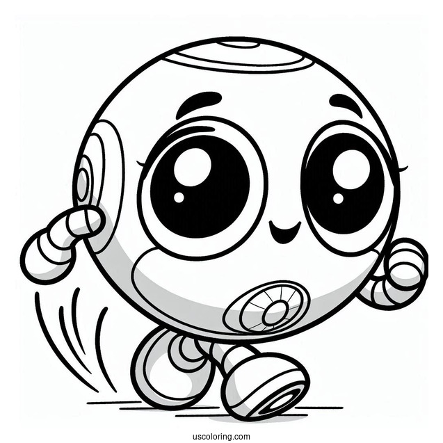 Poppy Playtime Coloring Page Of Boogie Bot For Kids