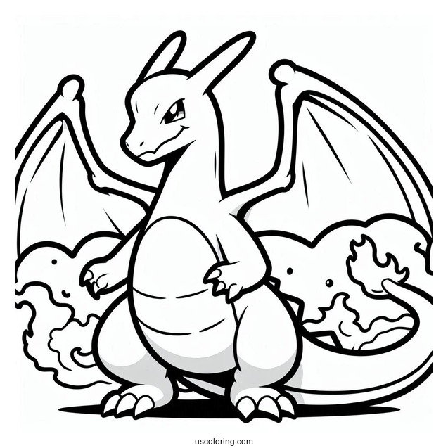 Coloring Page Of Charizard