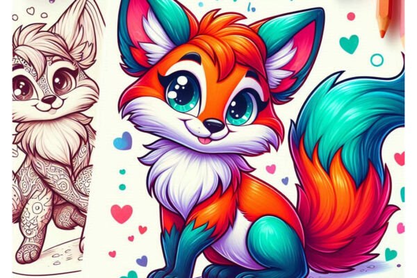 eevee coloring pages feature image